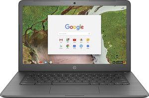 HP 14" Touchscreen Chromebook - Intel Celeron N3350 - 4GB Memory - 32GB eMMC - WiFi & Bluetooth - Webcam - Gray