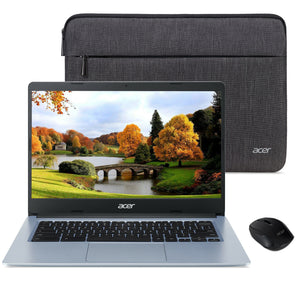 Acer Chromebook 314 14" HD Intel N4020 4GB RAM 32GB eMMC with Sleeve and Mouse NX.HKDAA.006