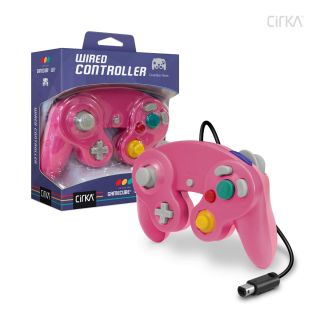 CirKa Wired Controller for GameCube (Bubblegum Pink)