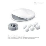 Lightweight Earbuds with Silicone Travel Case
