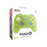 Retro Fighters Brawler64 Pro Series Wireless Controller for N64, Switch, Switch 2 & PC — Extreme Green — gallery view 2