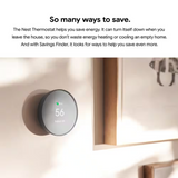Google Nest Thermostat - Smart Programmable Wi-Fi Thermostat - Snow (GA01334-US)