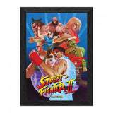 Street Fighter II: The World Warriors Framed Lenticular Post