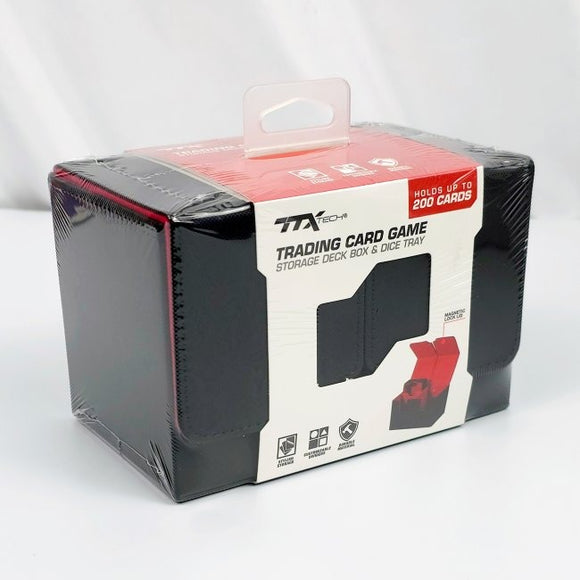 TCG Storage Deck Box and Dice Tray - 200 Cards