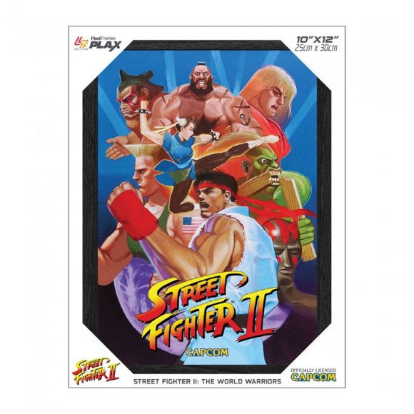 Street Fighter II: The World Warriors Framed Lenticular Post
