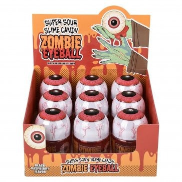 Zombie Eyeball Sour Slime 9pc PDQ