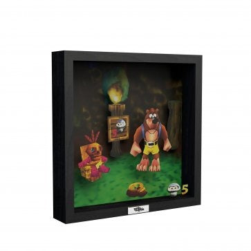Pixel Frames Banjo & Kazooie - Mumbo's Mountain Shadow Box - 9