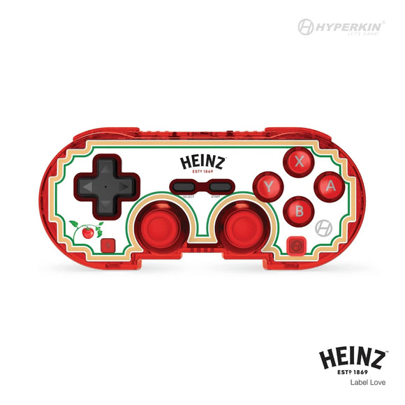 Limited Edition Hyperkin Heinz Pixel Art Bluetooth Gaming Controller for Multi-Platform Play