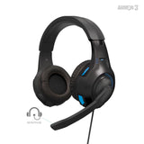 Armor3 SoundTac Universal Gaming Headset — Blue/Orange