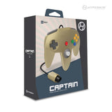 Hyperkin Captain N64 Controller: GameCube Style Analog, Ergonomic Wired Retro Gaming