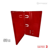 Hyperkin 50x Game Case for Nintendo Switch Red