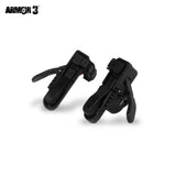 Armor3 Mobile Gaming Trigger Kit for Smartphones — attached to phone in use