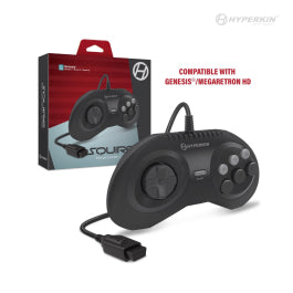 Ergonomic Squire Premium Wired Controller for Genesis MegaRetroN HD