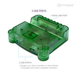 Hyperkin RetroN S64 Console Dock for Nintendo Switch in Lime Green — angle detail