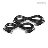 Armor3 6 ft Controller Extension Cable (2 Pack) for Sega Genesis Mini — connector detail