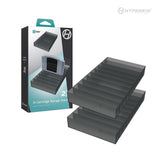 Hyperkin 10-Cartridge Storage Stand (2 Pack) for N64 — packaging with product