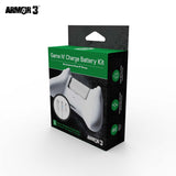 Armor3 Xbox X / S / One "Game N' Charge" Battery Kit Black or White