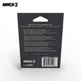 Armor3 Xbox X / S / One "Game N' Charge" Battery Kit Black or White