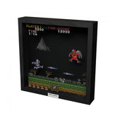 Capcom Ghost N' Goblins Red Arremer Pixel Frame Retro Gaming Shadow Box Display