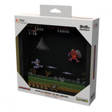 Capcom Ghost N' Goblins Red Arremer Pixel Frame Retro Gaming Shadow Box Display