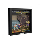 Officially Licensed Capcom Street Fighter Alpha 2 Dramatic Battle Pixel Frame Shadow Box