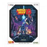 Mega Man Robot Crisis Lenticular Framed Poster - 10x12 Inch Dynamic 3D Wall Art