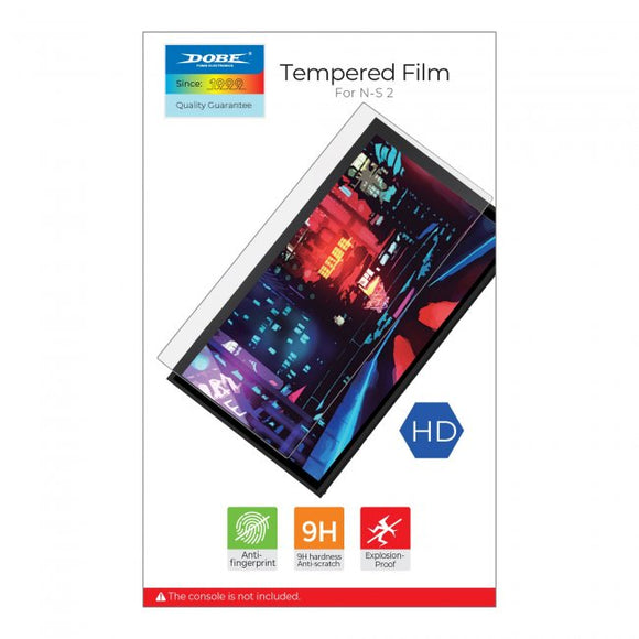 Dobe Tempered Glass Screen Protector for Switch 2 - 2 pack