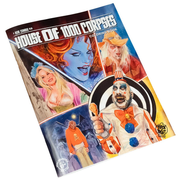 House of 1000 Corpses coloring book by Trick or Treat Studios, cover