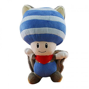 Super Mario - Flying Squirrel Toad 8" Blue Plush (Nintendo)