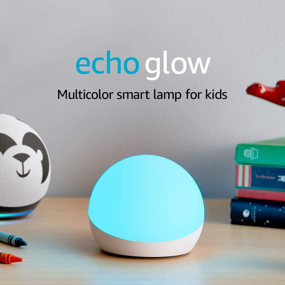 Amazon Echo Glow - Multicolor smart lamp for kids, a Certified for Humans Device – Requires compatible Alexa device