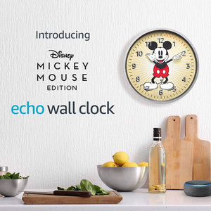 Amazon Echo Wall Clock - Disney Mickey Mouse Edition - see timers at a glance - requires compatible Echo device