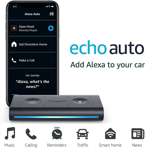 Amazon Echo Auto-Hands-free Alexa in your car with your phone
