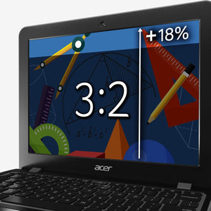 Acer Chromebook 512 | Intel Celeron N4020 Processor | 12" HD+ Display | Intel UHD Graphics 600 | 4GB LPDDR4 | 32GB eMMC | Intel 9560 802.11ac Gigabit WiFi 5 | MIL-STD 810G | Chrome OS | CB512-C1KJ