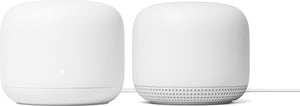Google Nest Wi-Fi Router and Point- Snow