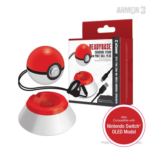 Armor3 ReadyBase Charging Stand For Poke Ball Plus