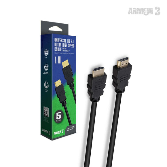 Armor3 Universal 5 FT. HD 2.1 Ultra High-Speed Cable For HD Devices