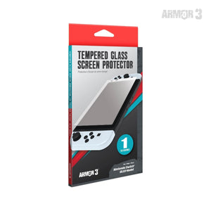 Armor3 Tempered Glass Screen Protector (single pack) For Nintendo Switch® OLED Model
