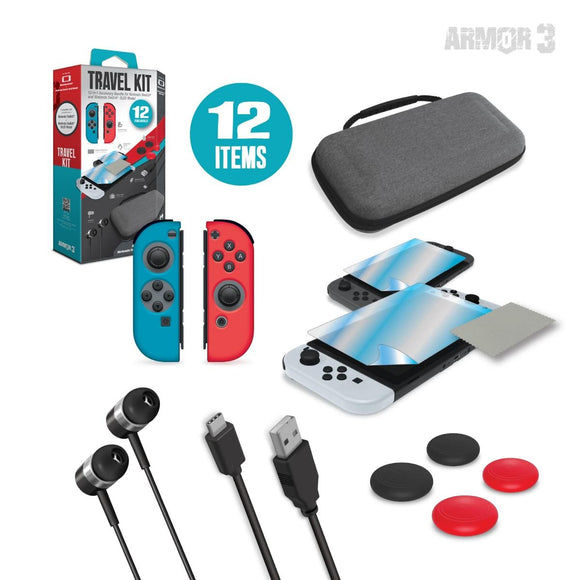 Armor3 Travel Kit For Nintendo Switch OLED Model / Nintendo Switch