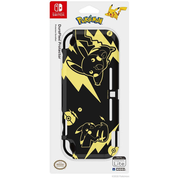 Hori Switch Lite DuraFlexi Protector (Pikachu Black & Gold) Case