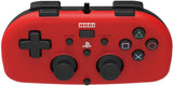 Hori PS4 Mini Wired Gamepad Controller Black / Red