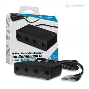 Hyperkin 4-Port Controller Adapter for GameCube to Switch/ Wii U/ PC/ Mac