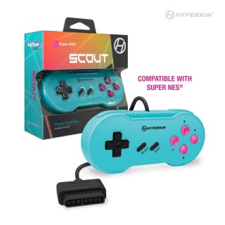 Scout Premium Controller for SNES (HyperBeach Color)