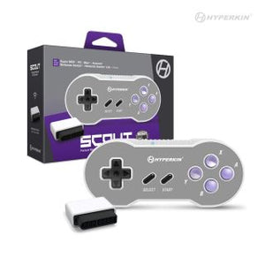 Scout Premium BT Controller for Super NES® models, as well as PC, Mac®, and Android via BT