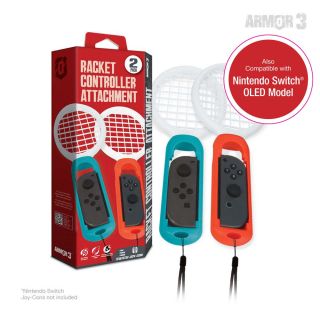 Racket Controller Attachment  2 Pk for Nintendo Switch