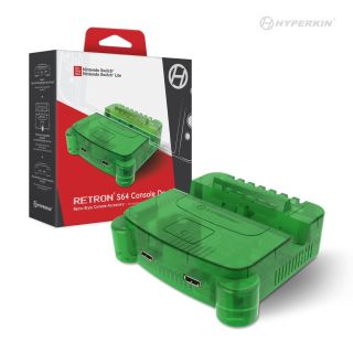 RetroN S64 Console Dock for Nintendo Switch (Large Green)